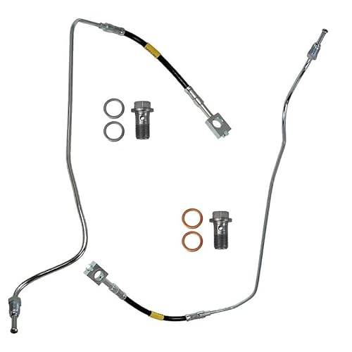 2x Bremsschlauch HINTEN LINKS UND RECHTS von ENVA MADE FOR QUALITY