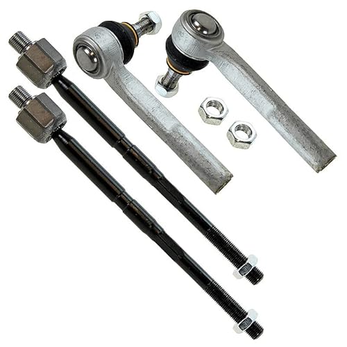 2x Spurstange Axialgelenk + Spurstangekopf vorne von ENVA MADE FOR QUALITY