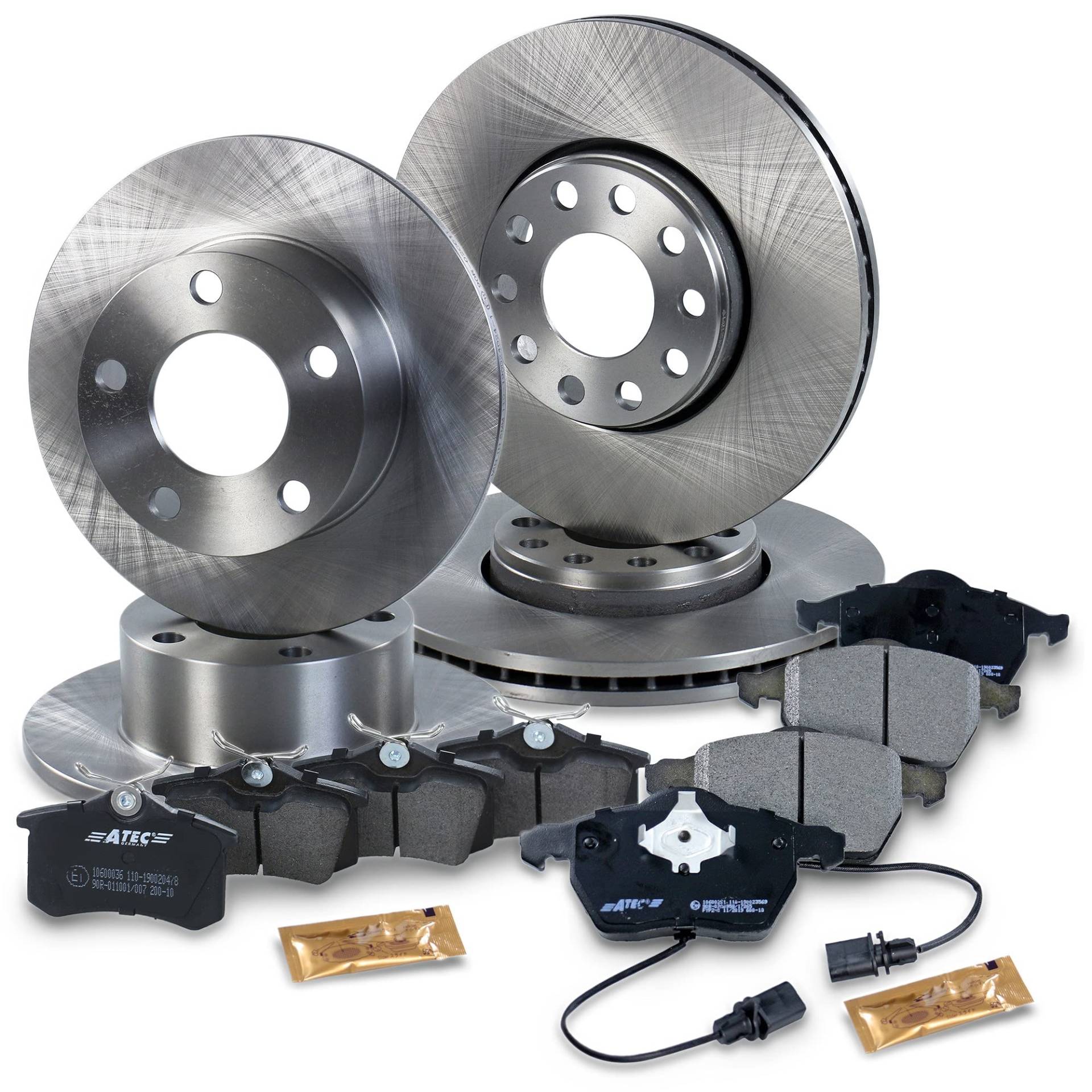 BESTPRICE Bremsenset inkl. Bremsscheiben vorne Ø 288 mm + hinten Ø 245 mm + Bremsbeläge vorne und hinten, Kompatibel mit SKODA SUPERB 1, VW PASSAT B5 (3B2) (3B5), PASSAT B5.5 (3B3) (3B6) BESTPRICE Bremsenset inkl. Bremsscheiben vorne Ø 288 mm + hinten Ø 245 mm + Bremsbeläge vorne und hinten, Kompatibel mit SKODA SUPERB 1, VW PASSAT B5 (3B2) (3B5), PASSAT B5.5 (3B3) (3B6) von BESTPRICE