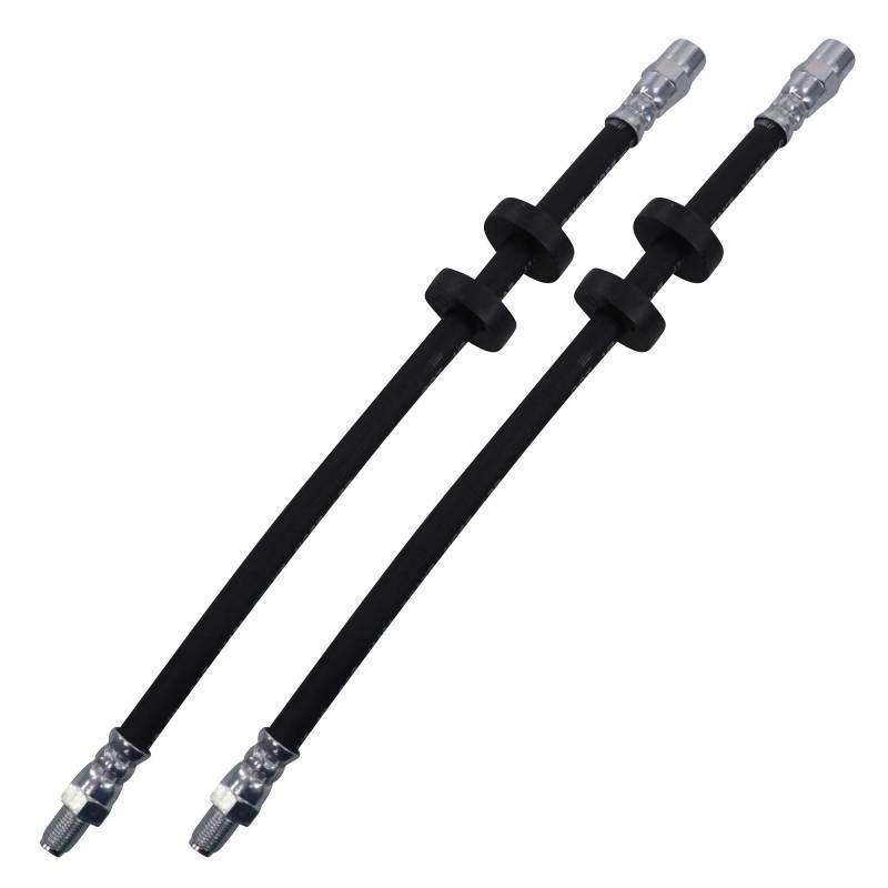 BESTPRICE 2x Bremsschlauch vorne Kompatibel mit A udi 50 (863), VW POLO Kasten/Schrägheck (86CF), POLO II (86C, 80), DERBY (86), POLO Coupe (86C, 80), POLO CLASSIC (86C, 80), POLO (86), DERBY (86C, 80 von ENVA MADE FOR QUALITY