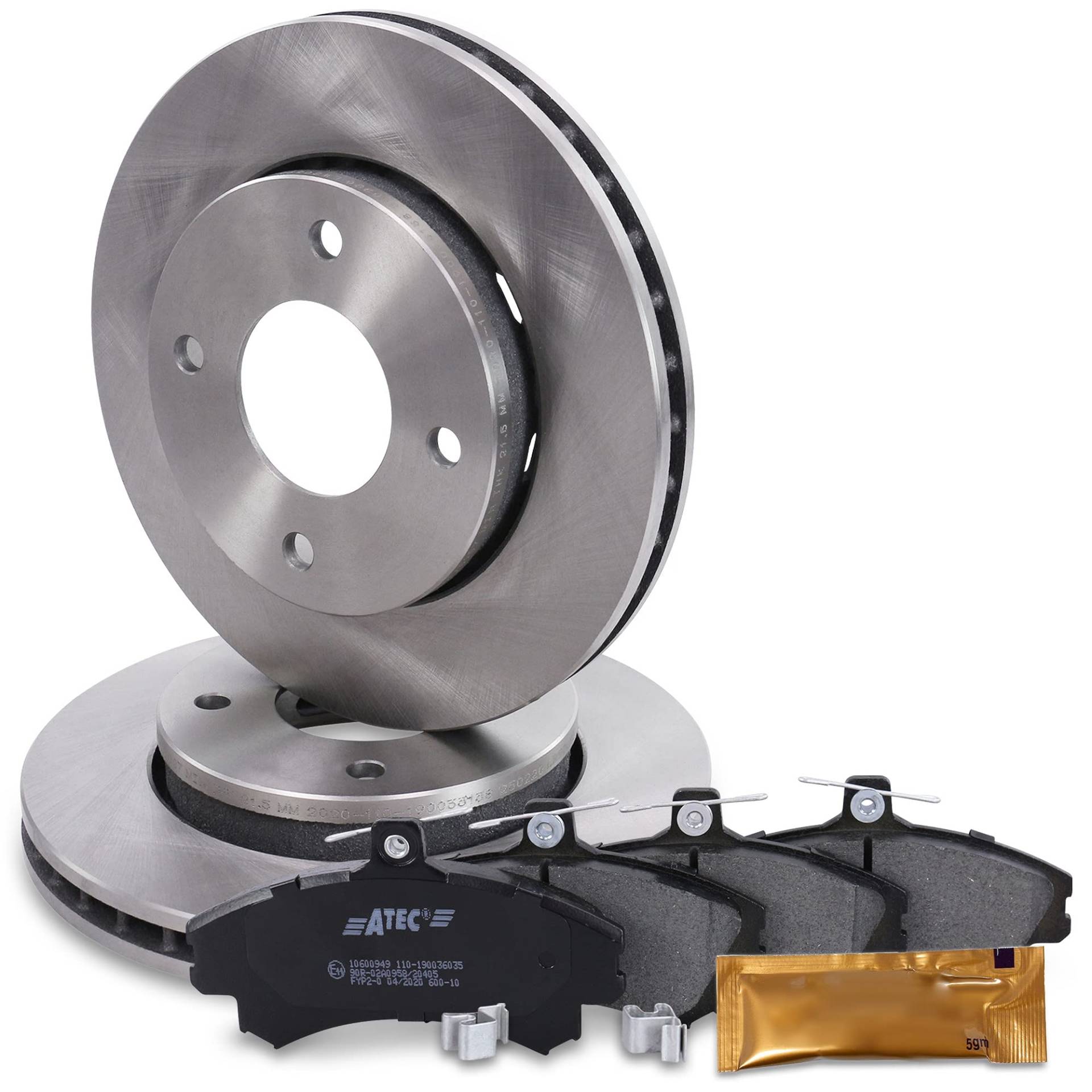 Bremsscheibe Belüftet Ø 256MM + Bremsbeläge Bremsklötze vorne Bremsscheibe Belüftet Ø 256MM + Bremsbeläge Bremsklötze vorne von BESTPRICE