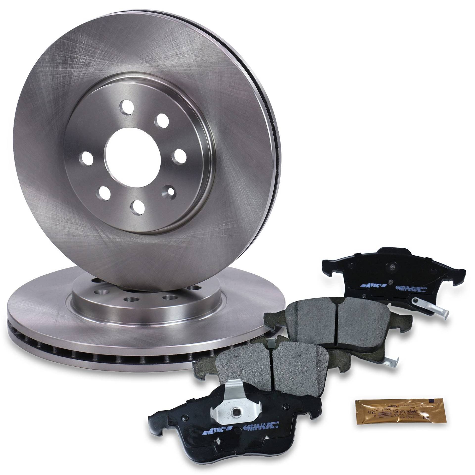 BESTPRICE Bremsenset Vorderachse inkl. Bremsscheiben Belüftet Ø 280 mm + Bremsbeläge vorne, Kompatibel mit OPEL COMBO Kasten, COMBO Tour, MERIVA A (X03) von ENVA MADE FOR QUALITY
