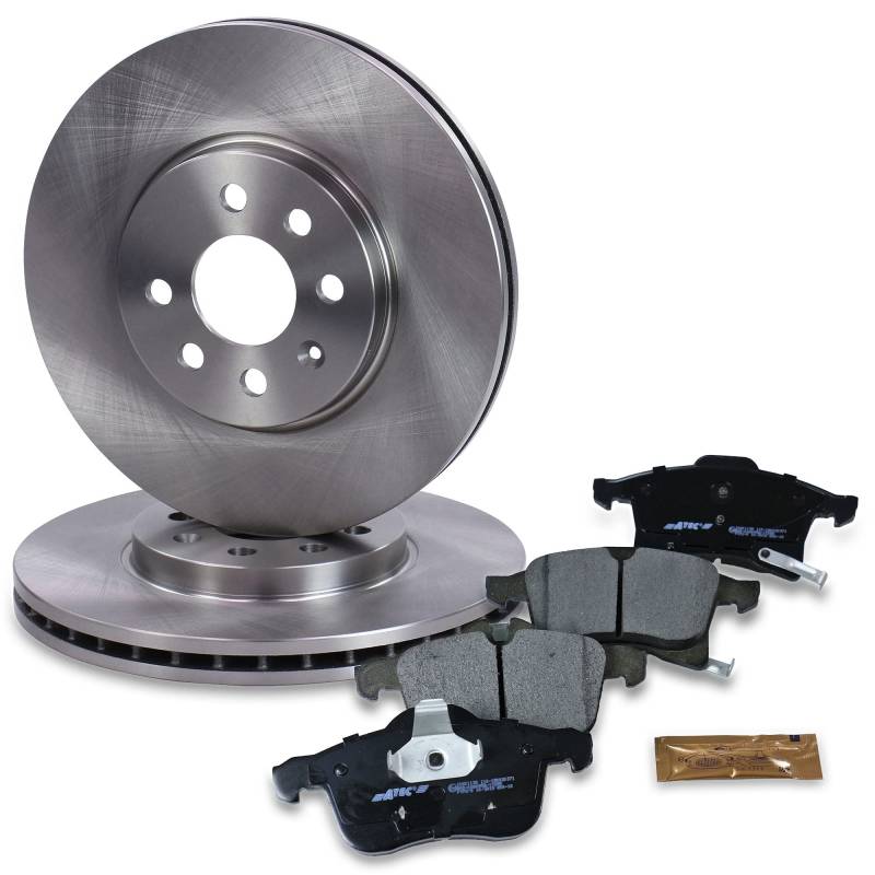 BESTPRICE Bremsenset Vorderachse inkl. Bremsscheiben Belüftet Ø 280 mm + Bremsbeläge vorne, Kompatibel mit OPEL COMBO Kasten, COMBO Tour, MERIVA A (X03) von ENVA MADE FOR QUALITY