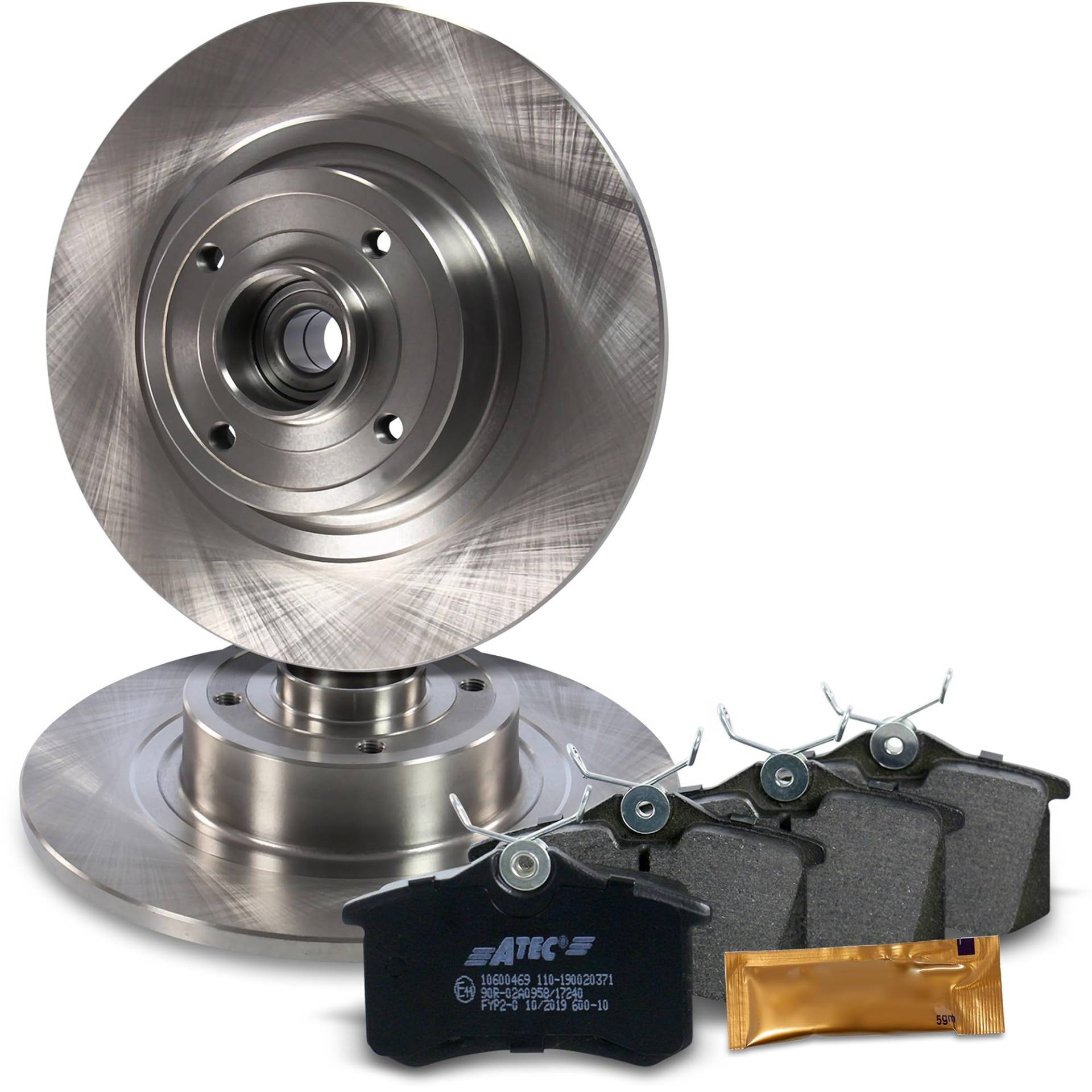 Bremsscheiben Voll Ø270mm + Bremsbeläge Bremsklötze +ABS-Sensorring +Radlager hinten Bremsscheiben Voll Ø270mm + Bremsbeläge Bremsklötze +ABS-Sensorring +Radlager hinten von BESTPRICE
