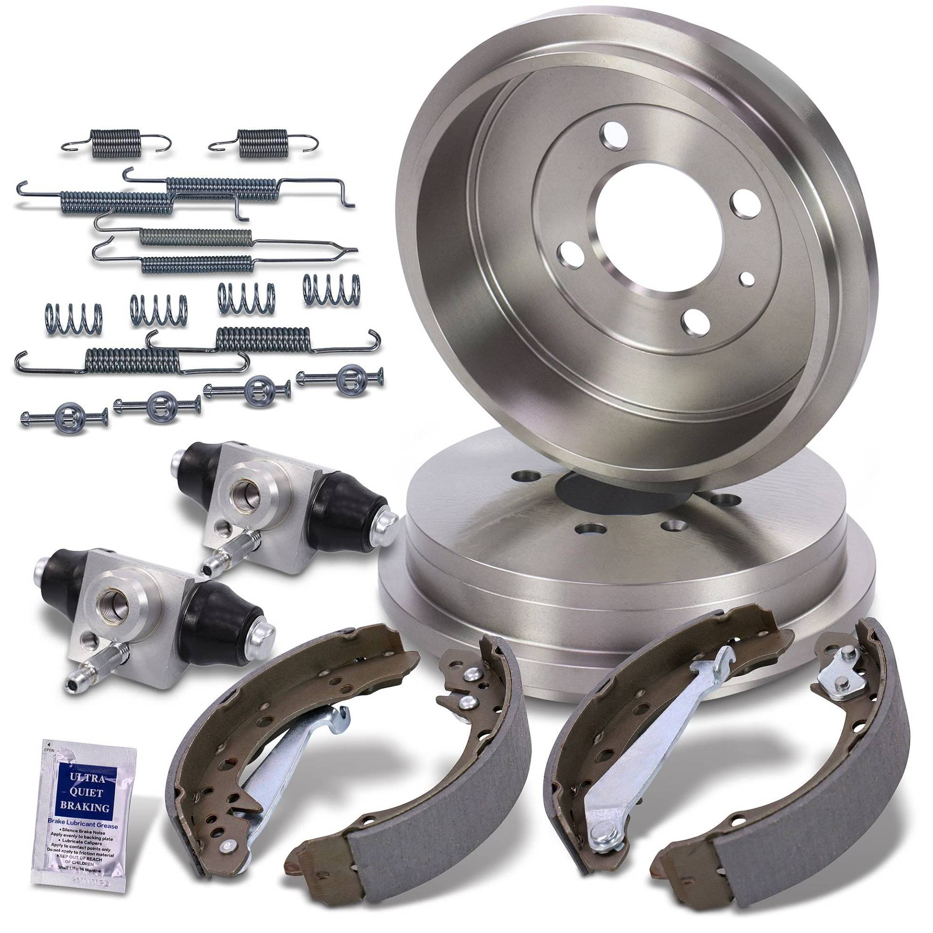 SDI2x Bremstrommel Hinterachse1x Satz Handbremsbacken mit Zubehör Hinterachse2x Radbremszylinder Hinterachse SDI2x Bremstrommel Hinterachse1x Satz Handbremsbacken mit Zubehör Hinterachse2x Radbremszylinder Hinterachse von ENVA MADE FOR QUALITY