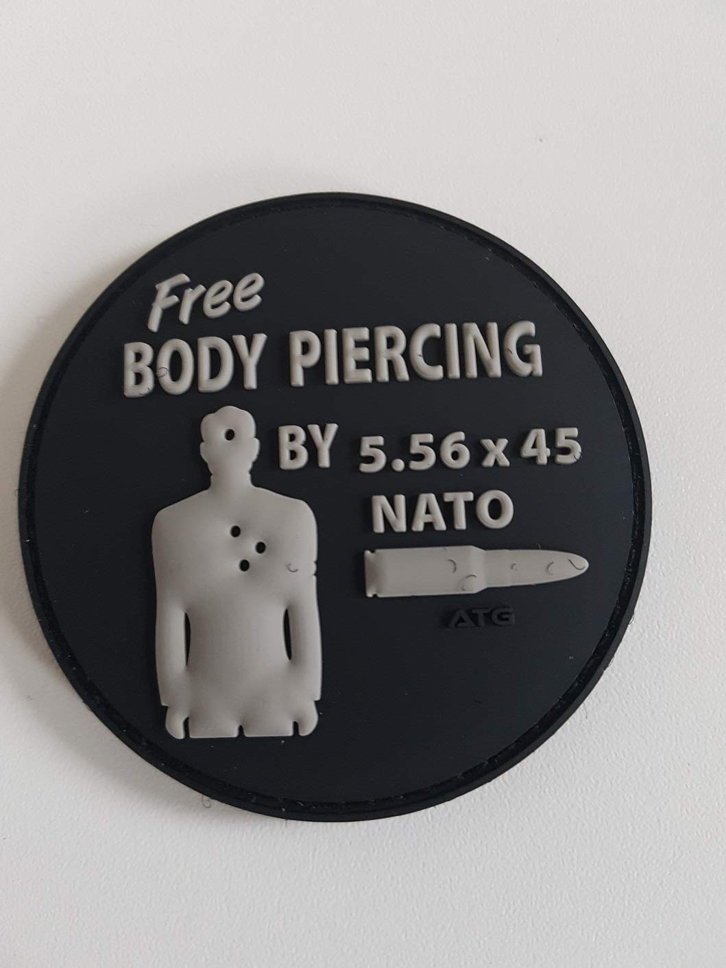 ATG 3 D Rubber Patch Free Body Piercing von ATG