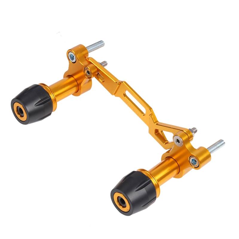 Motorrad-Rahmenverkleidungen Für Aprilia Für SRGT200 SR GT 200 GT 2022 2023 Motorradzubehör Schalldämpfer Auspuff Sliders Crash Pad Protector Fallen Motorrad-Motorschutz(Gold) von ATGQBCF