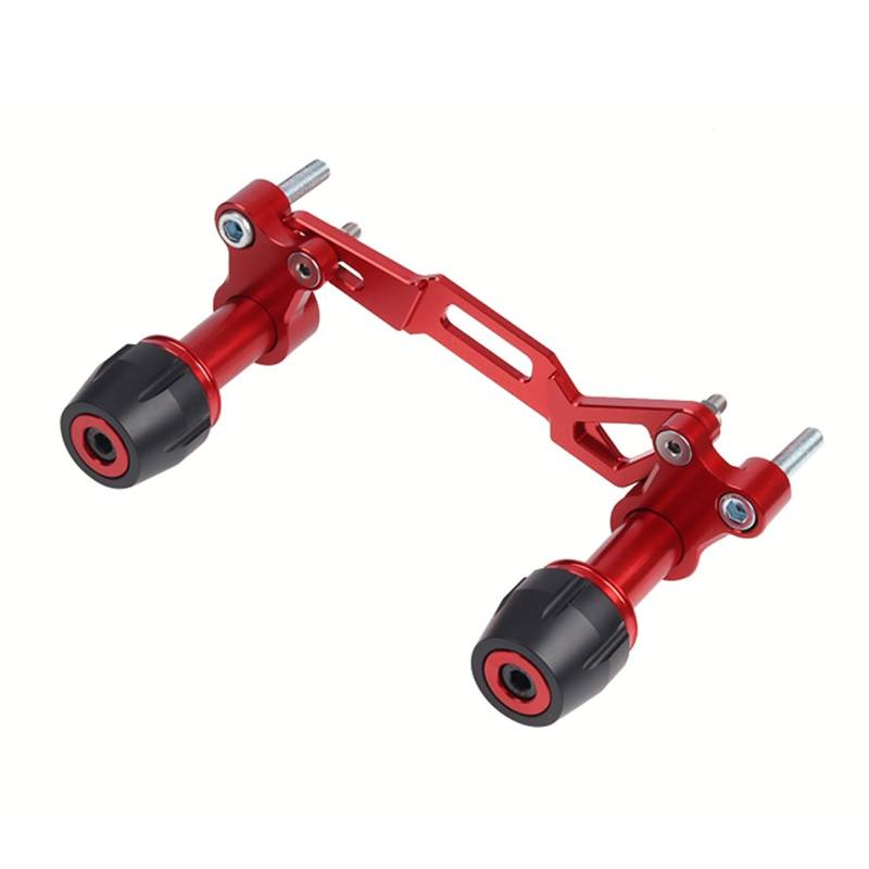 Motorrad-Rahmenverkleidungen Für Aprilia Für SRGT200 SR GT 200 GT 2022 2023 Motorradzubehör Schalldämpfer Auspuff Sliders Crash Pad Protector Fallen Motorrad-Motorschutz(Red) von ATGQBCF