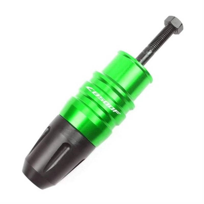 Motorrad-Rahmenverkleidungen Für CB500F Für CB500X CB 500X 500F 2013-2023 Motorrad CNC Crash Pads Auspuff Sliders Crash Protector Motorrad-Motorschutz(for CB500F Green) von ATGQBCF