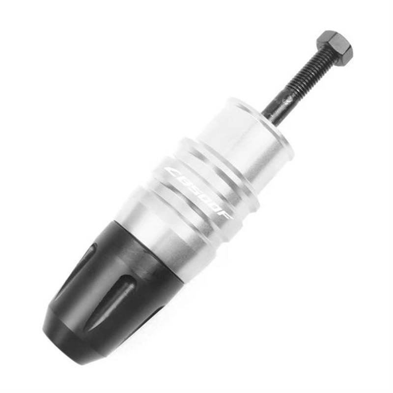 Motorrad-Rahmenverkleidungen Für CB500F Für CB500X CB 500X 500F 2013-2023 Motorrad CNC Crash Pads Auspuff Sliders Crash Protector Motorrad-Motorschutz(for CB500F Silver) von ATGQBCF