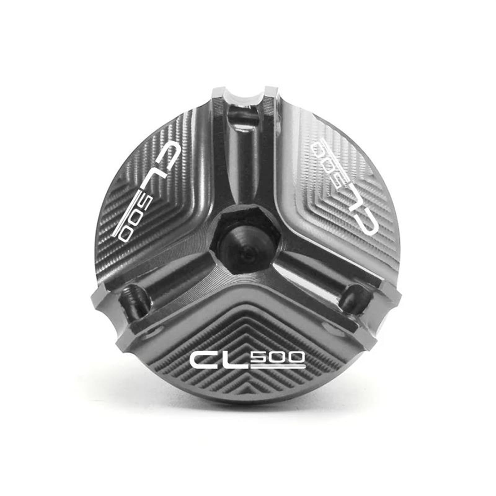 Motorrad-Rahmenverkleidungen Für CL500 CL-500 CL 500 2022 2023 Motorrad CNC Aluminium Öl Filter Abdeckung Zubehör Öl Einfülldeckel Motor Stecker Motorrad-Motorschutz(Titanium) von ATGQBCF