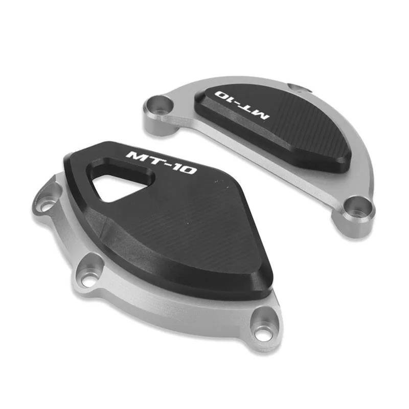 Motorrad-Rahmenverkleidungen Für MT-10 MT10 Für FZ-10 FZ10 MT FZ 2015-2021 Motorradzubehör CNC-Motorstator-Starterabdeckung Rahmenschieberschutz Motorrad-Motorschutz(Titanium-for S1000XR) von ATGQBCF