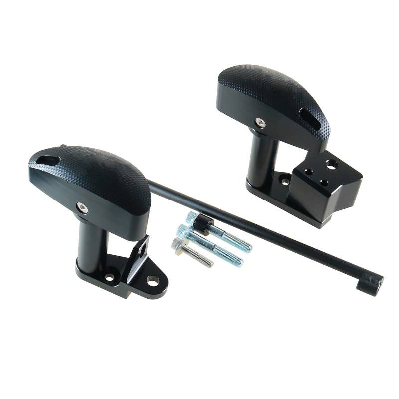Motorrad-Rahmenverkleidungen Für Suzuki Für GSXR1300 2008-2020 Motorrad Stoßstangen Rahmen Slider Crash Protector Crash Bar Motor Leitplanke Motorrad-Motorschutz(Black) von ATGQBCF