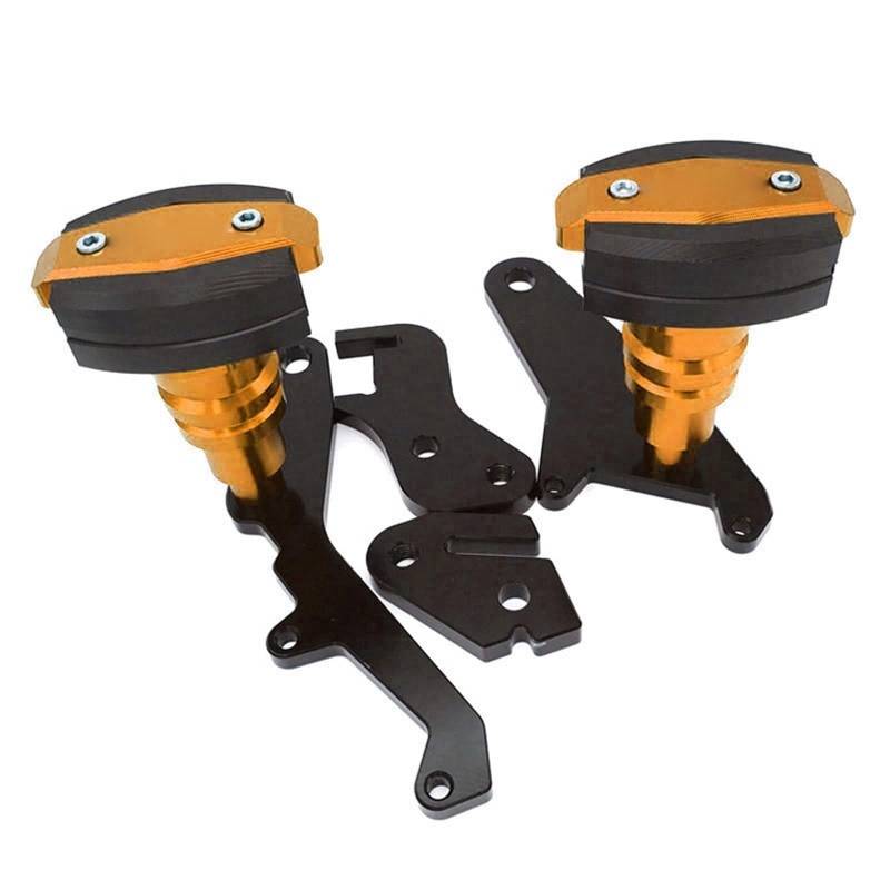 Motorrad-Rahmenverkleidungen Für Suzuki GSX-R150 GSXR150 GSX-R125 GSXR125 GSXR125 150 Motorrad CNC Fallende Schutz Rahmen Slider Verkleidung Schutz Crash Pad Motorrad-Motorschutz(Gold) von ATGQBCF