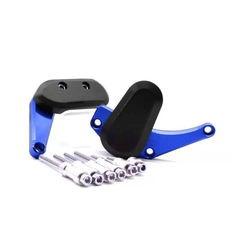 Motorrad-Rahmenverkleidungen Für Suzuki GSXR1000 GSX-R1000 GSXR 1000 2009-2016 Motorrad CNC Motor Crash Schutz Stator Abdeckung Rahmen Slider Fallen Schutz Motorrad-Motorschutz(Blue) von ATGQBCF