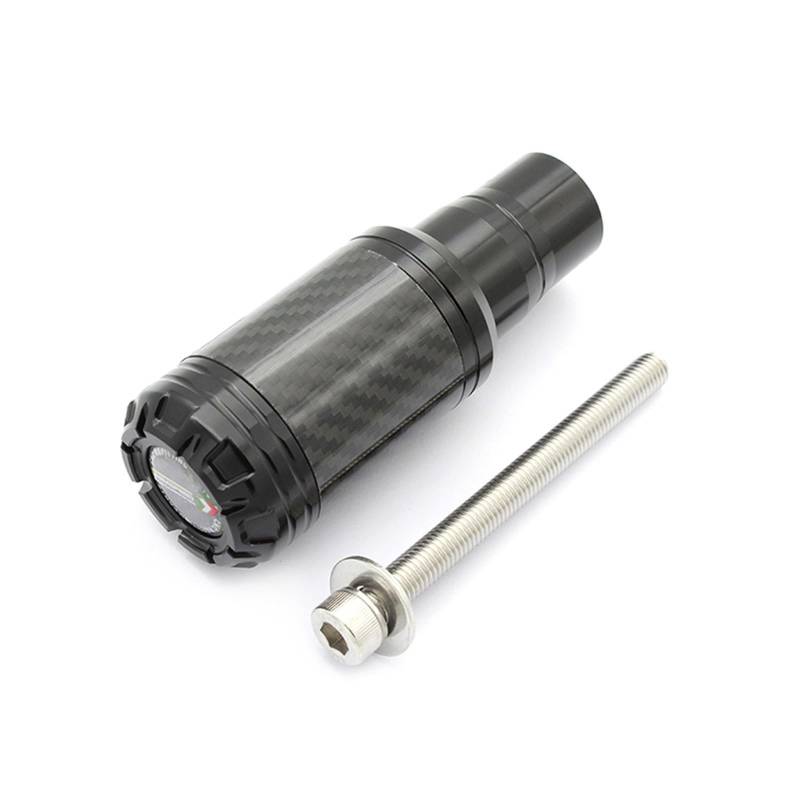 Motorrad-Rahmenverkleidungen Für YA.MA.HA Für MT-07 Tracer 700/GT 2022 Carbon Fiber Hinten Schutz Crash Guard Auspuff Schalldämpfer Rohr Rahmen Fallen Sliders Motorrad-Motorschutz(Black) von ATGQBCF
