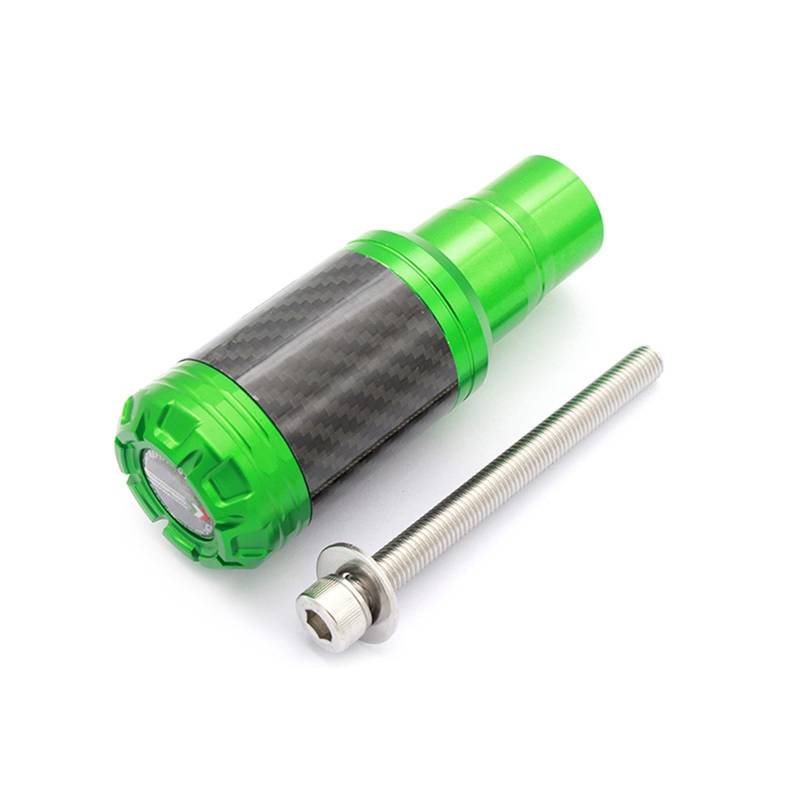 Motorrad-Rahmenverkleidungen Für YA.MA.HA Für MT-07 Tracer 700/GT 2022 Carbon Fiber Hinten Schutz Crash Guard Auspuff Schalldämpfer Rohr Rahmen Fallen Sliders Motorrad-Motorschutz(Green) von ATGQBCF