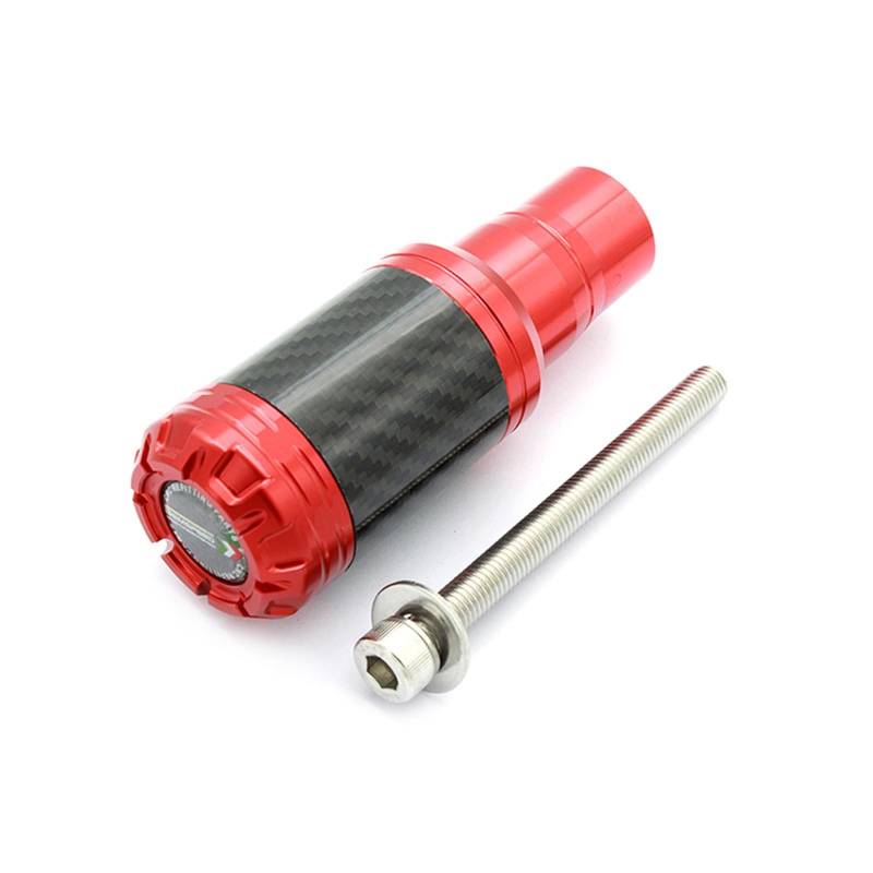 Motorrad-Rahmenverkleidungen Für YA.MA.HA Für MT-07 Tracer 700/GT 2022 Carbon Fiber Hinten Schutz Crash Guard Auspuff Schalldämpfer Rohr Rahmen Fallen Sliders Motorrad-Motorschutz(Red) von ATGQBCF