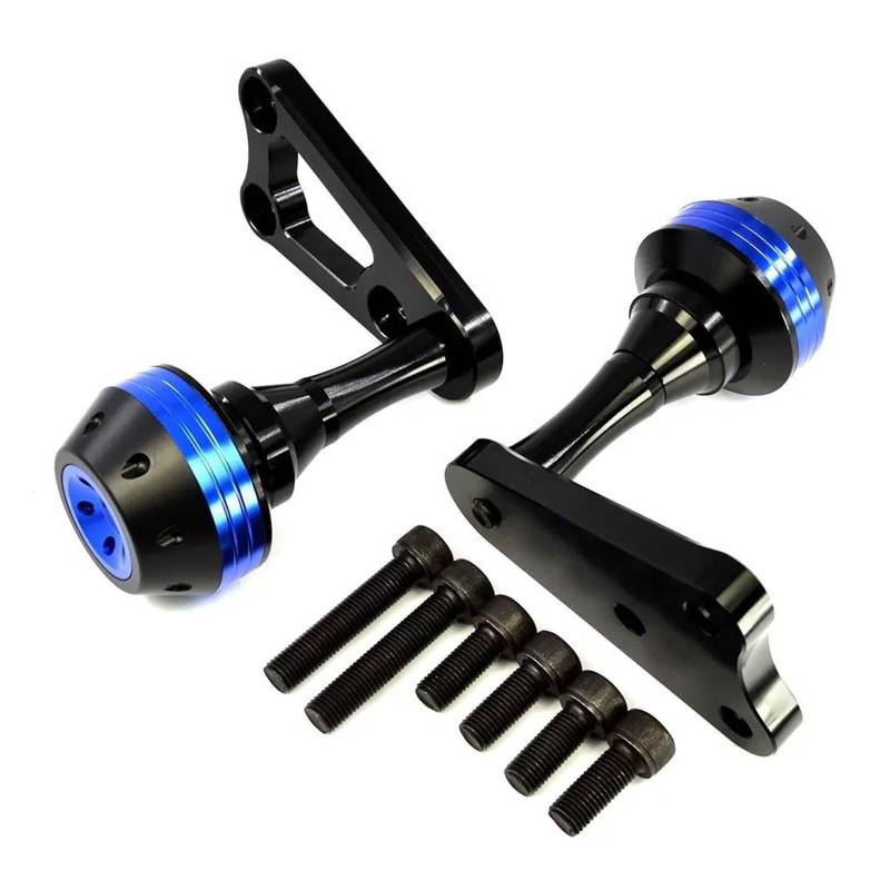 Motorrad-Rahmenverkleidungen Für YZF R3 R25 2015-2018 Motorrad Fallende Schutz Crash Protector Rahmen Slider ABS Motorrad-Motorschutz(Blue) von ATGQBCF