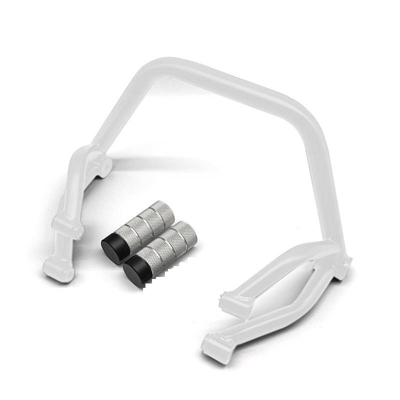 Motorrad-Rahmenverkleidungen Motorrad Subcage Stunt Cage Crash Bar Protector Hintere Beifahrerrasten Für Ya.ma.ha Für MT-09 FZ-09 MT FZ 09 Tracer 900 2013-2020 Motorrad-Motorschutz(Silver) von ATGQBCF