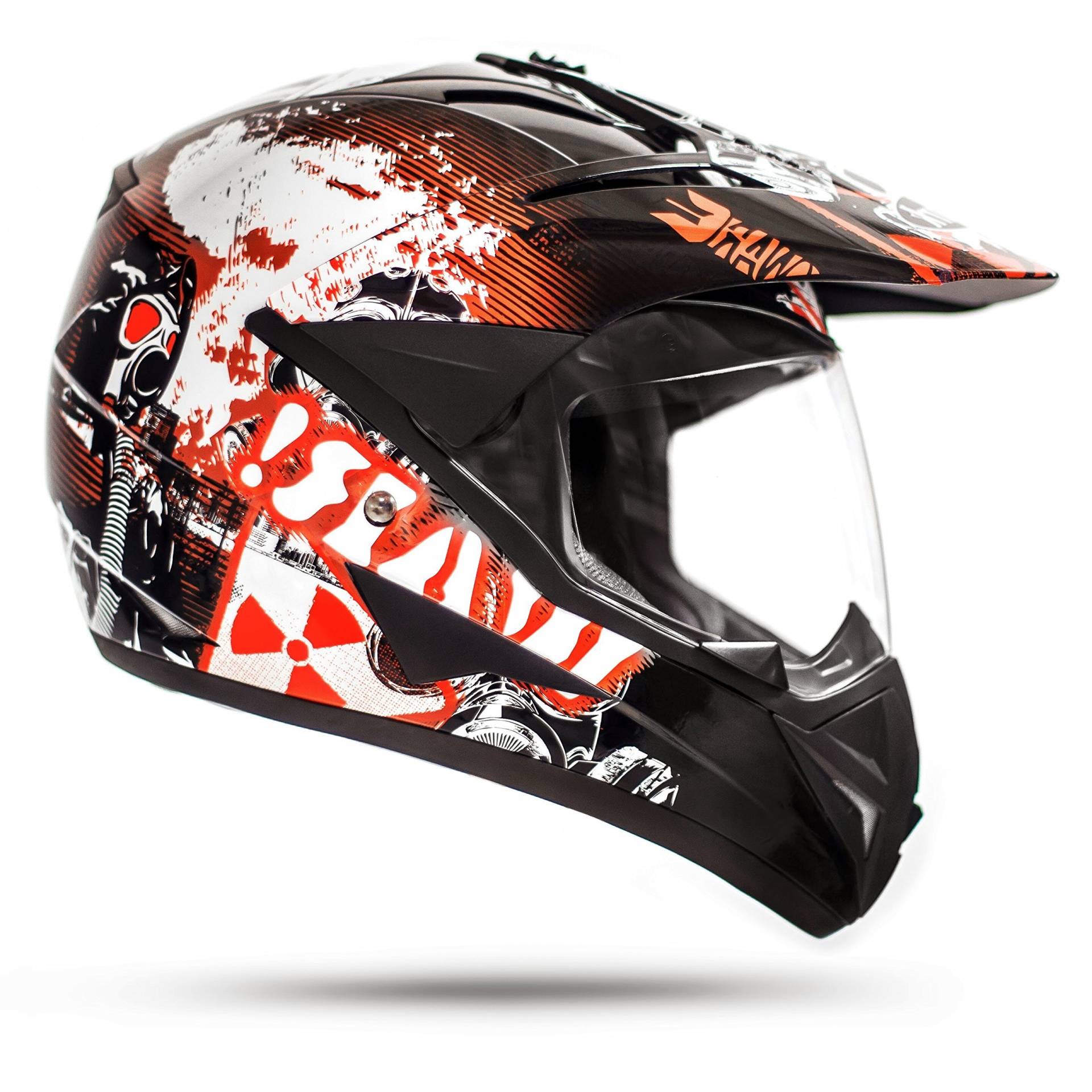 ATO Moto 805 GS War Black Crosshelm mit Visier für Quad ATV Enduro Motorradhelm ECE 2205 Größe: XL 61 cm ATO Moto 805 GS War Black Crosshelm mit Visier für Quad ATV Enduro Motorradhelm ECE 2205 Größe: XL 61 cm von ATO Moto
