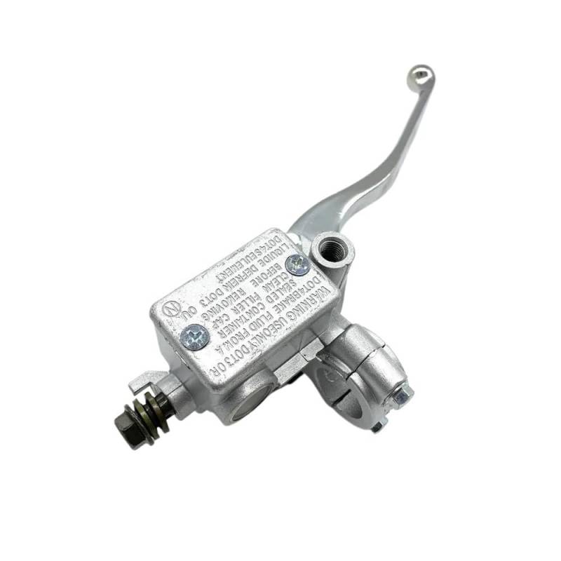 Motorrad-Brems-Kupplungshebel CNC Motorrad Bremspumpe Vorderradzylinder Scheibenbremse Hydraulikpumpe Assy Motorrad Up Pump Level 125cc Silber von ATPONCX