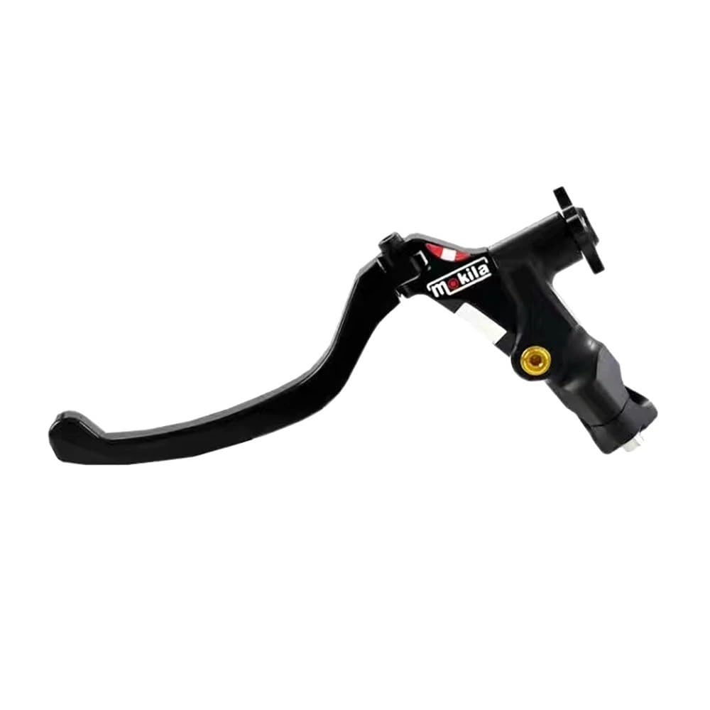 Motorrad-Brems-Kupplungshebel CNC Universal 7/8 "22mm Motorrad Kabel Kupplung Hebel Griff Mit Kupplung Schalter/Fit for Yamaha Honda Suzuki Street Sport Bike Dirt Bike(M-Logo Black) von ATPONCX