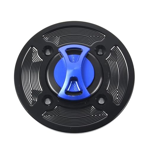 Tankdeckel für Motorrad 8 Farben Keyless Motorrad Kraftstoff Tankdeckel Abdeckung/Fit for Aprilia RSV4 2009-2023 Moto Teile(Blue) von ATPONCX