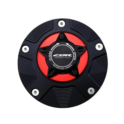 Tankdeckel für Motorrad CBR650R Gas-Tankdeckel/Passend for Honda CBR650R CBR 650R 2019-2020 Motorrad CNC-Schnellverschlussabdeckung(Red) von ATPONCX