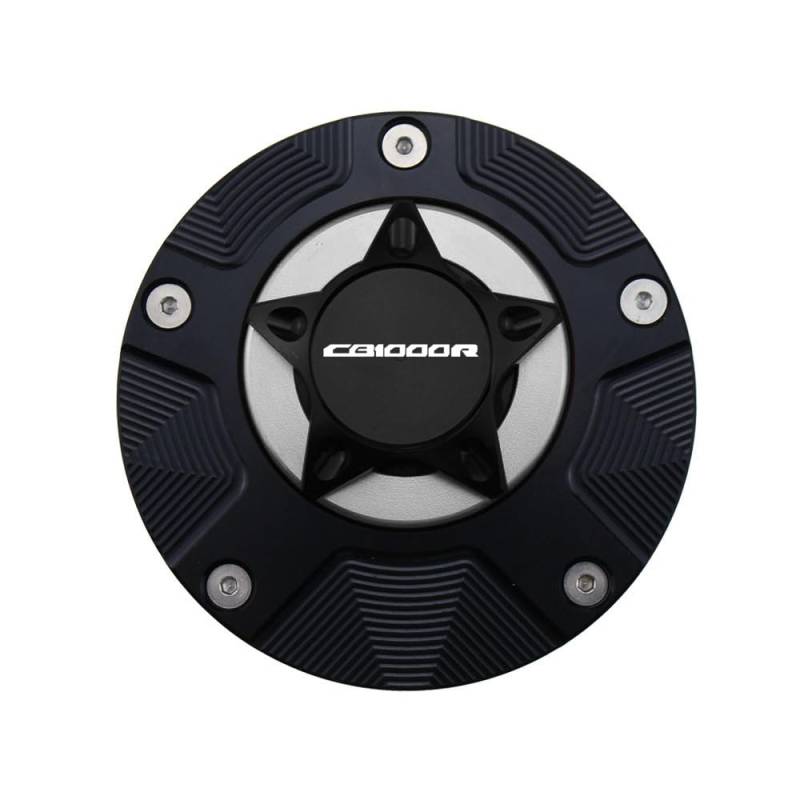 Tankdeckel für Motorrad Motorrad Tankdeckel Tankdeckel Abdeckung Keyless/Fit for Honda CB1000R Neo Sports Cafe 2018-2020(Silver with Logo) von ATPONCX