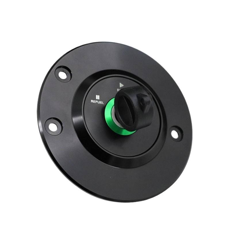 Tankdeckel für Motorrad Style Tankdeckel KeyLock/Passend for BMW R Nine T 2014-2023 R Nine T Pure 2017-2023 CNC-Tankdeckel Motorradzubehör(Green) von ATPONCX