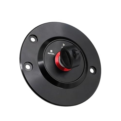 Tankdeckel für Motorrad Style Tankdeckel KeyLock/Passend for BMW R Nine T 2014-2023 R Nine T Pure 2017-2023 CNC-Tankdeckel Motorradzubehör(Red) von ATPONCX