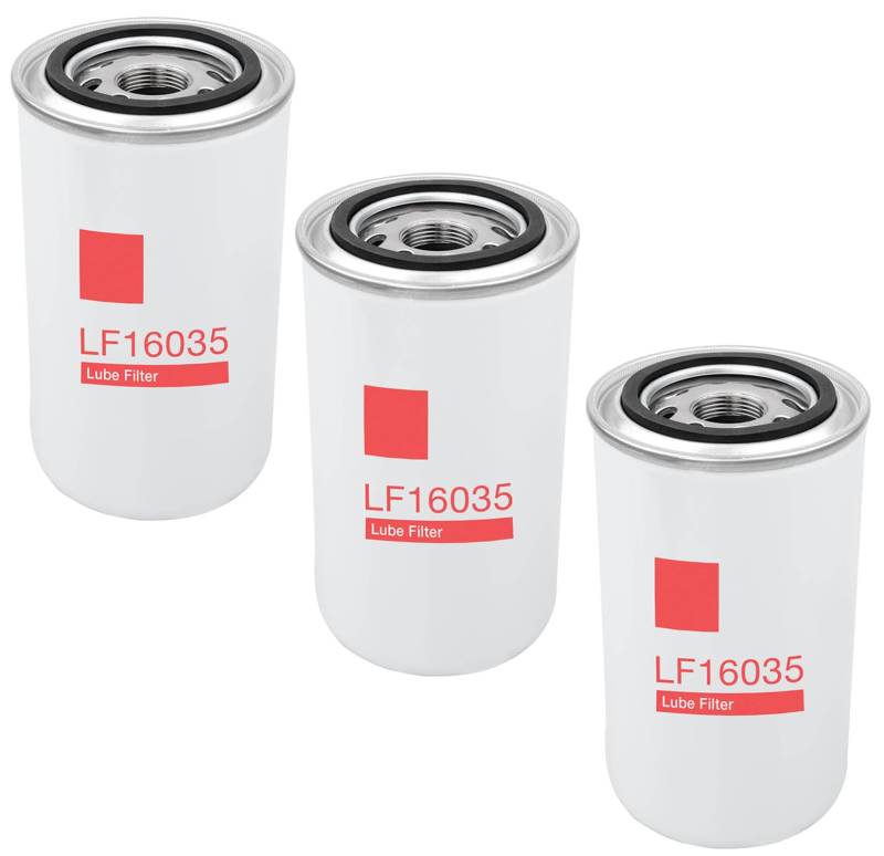 LF16035 Öl-/Schmierfilter kompatibel mit Dodge Ram 2500 3500 D250 D350 5,9 l 6,7 l Cummins Diesel Ersatz LF3552 LF9028 (3 Stück) von ATRACYPART