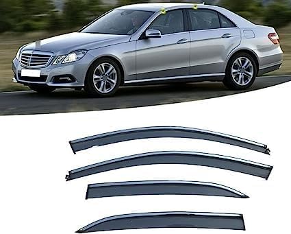 Seitenfenster-Windabweiser für Benz E-Class W213 2017-2022,Premium Regenabweisern Set,Geräuschreduzierender UV-Schut Wetterschutz Rauchabweiser Seitenfenster-Windabweiser für Benz E-Class W213 2017-2022,Premium Regenabweisern Set,Geräuschreduzierender UV-Schut Wetterschutz Rauchabweiser von ATTLGR