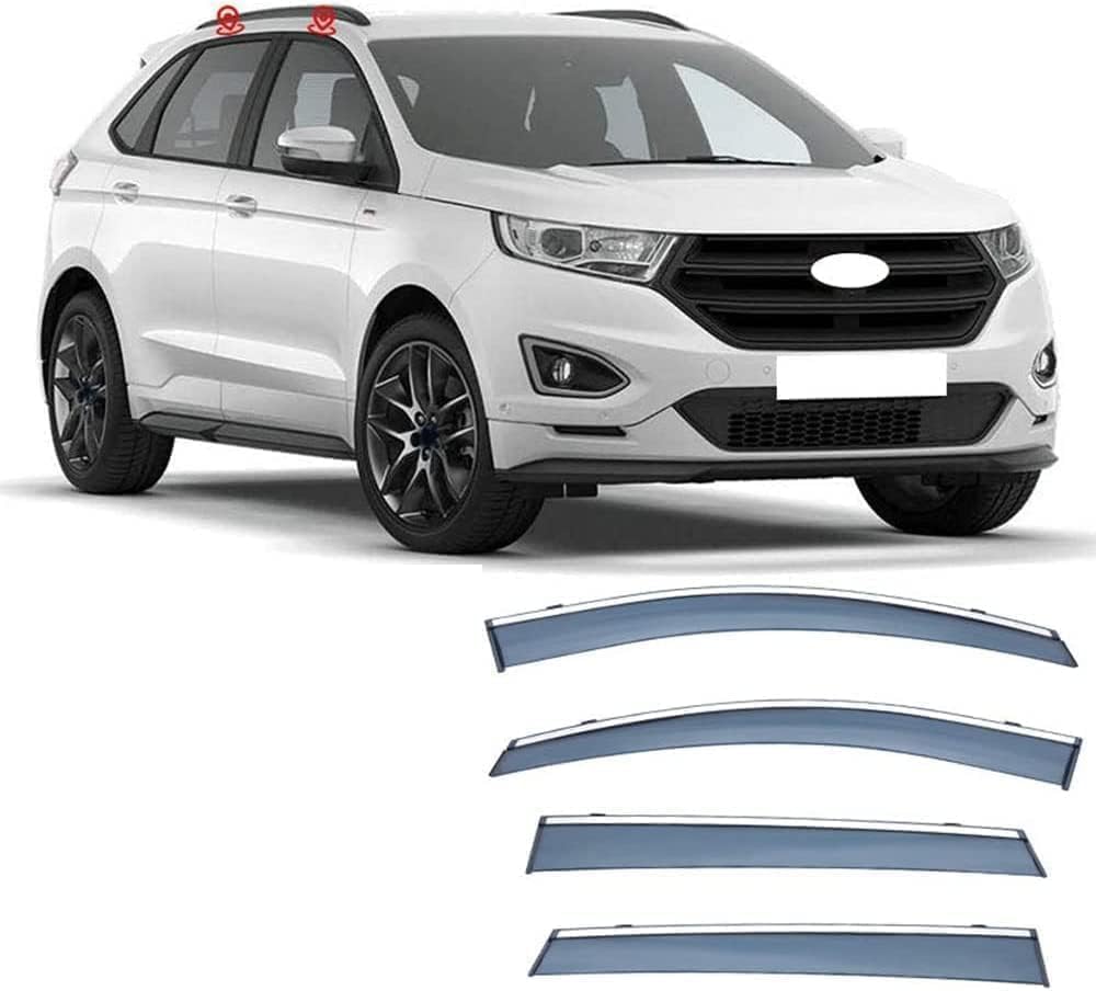 Seitenfenster-Windabweiser für Ford Endura MK2 2015-2022,Premium Regenabweisern Set,Geräuschreduzierender UV-Schut Wetterschutz Rauchabweiser Seitenfenster-Windabweiser für Ford Endura MK2 2015-2022,Premium Regenabweisern Set,Geräuschreduzierender UV-Schut Wetterschutz Rauchabweiser von ATTLGR