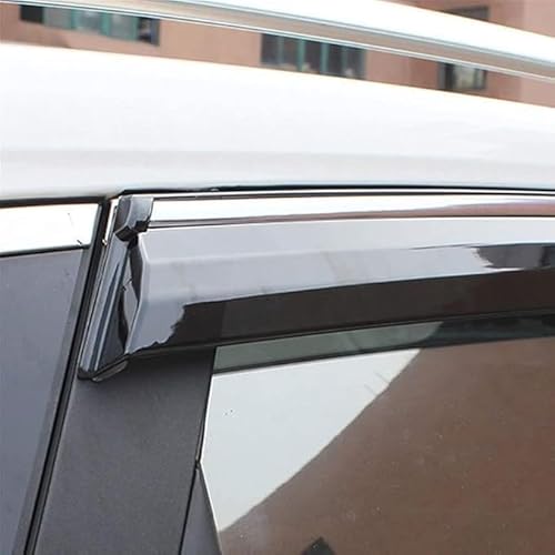 Seitenfenster-Windabweiser für Mitsubishi Lancer-Ex 2013,Premium Regenabweisern Set,Geräuschreduzierender UV-Schut Wetterschutz Rauchabweiser von ATTLGR