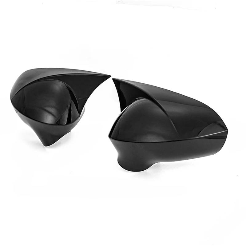1 Paar Rückspiegelabdeckungen passend für Seat Leon MK2 1P Ibiza MK4 6J Exeo 3R 2008–2017.(Gloss Black) von ATUMY