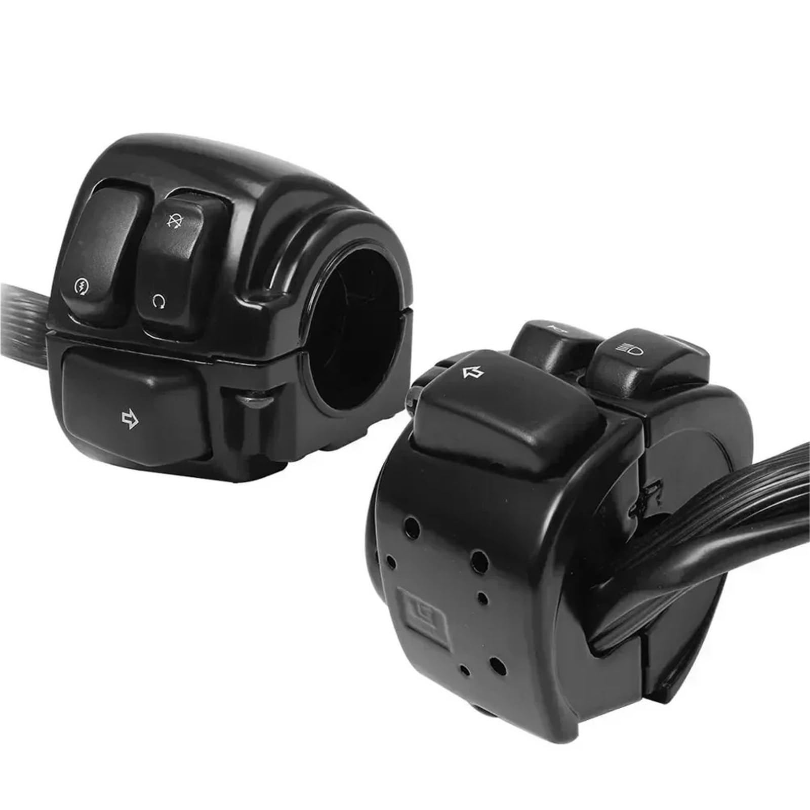 ATUMY Motorräder Lenkerhalter Motorrad Schwarz 1 "25mm Lenker Blinker Control Schalter Für Harley XL883 Sportster Lenker Riser ATUMY Motorräder Lenkerhalter Motorrad Schwarz 1 "25mm Lenker Blinker Control Schalter Für Harley XL883 Sportster Lenker Riser von ATUMY