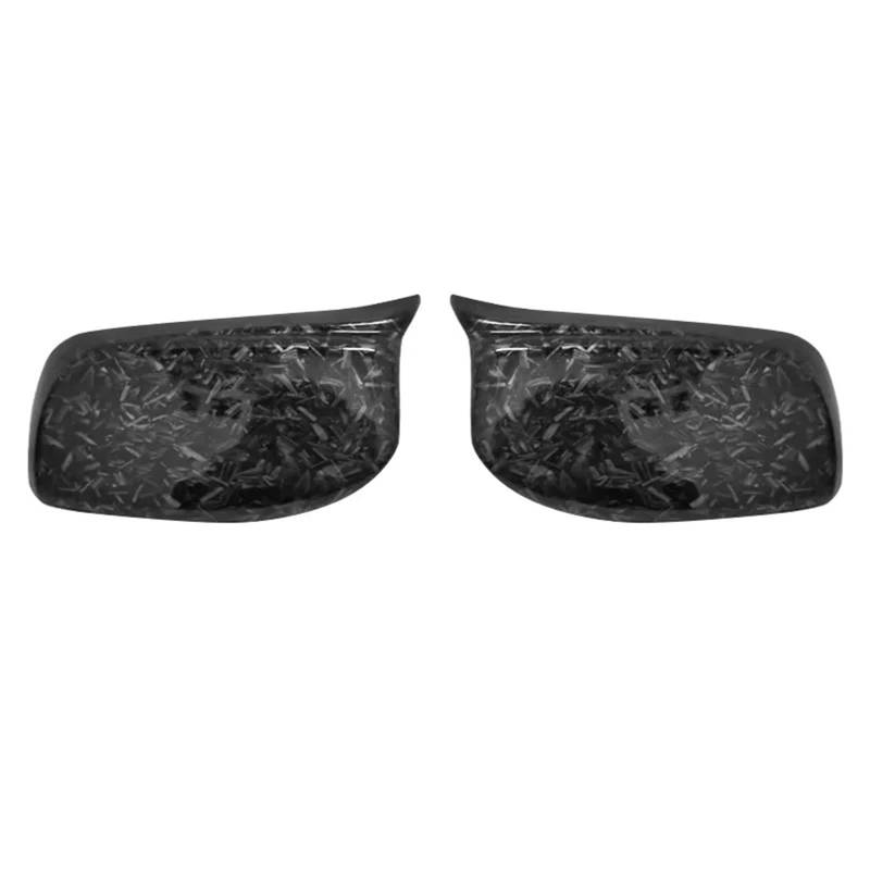 Abdeckkappen für Rückspiegel passend für BMW 5er E60 E61 E63 E64 2004–2008 520i 525i 528i 528xi 530i.(Forged Carbon Look) von ATUMY