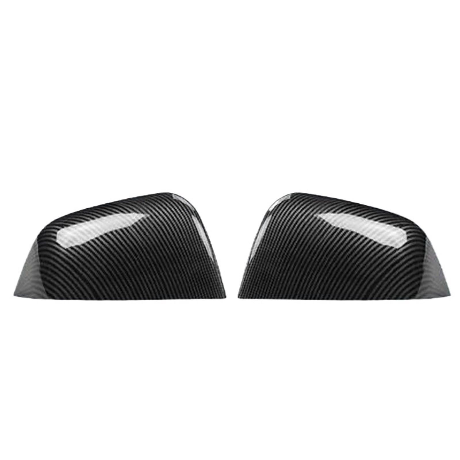 Passend für Tesla Model 3 Highland, passend für Model Y, ABS-Rückspiegel, dekorative Schale aus Kohlefaser.(Y Bright Carbon) von ATUMY