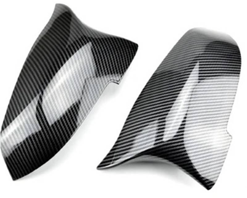 Passend für das Ersatz-Rückspiegelgehäuse der BMW 567-Serie F10 F11 F01.(CarbonGrain) von ATUMY