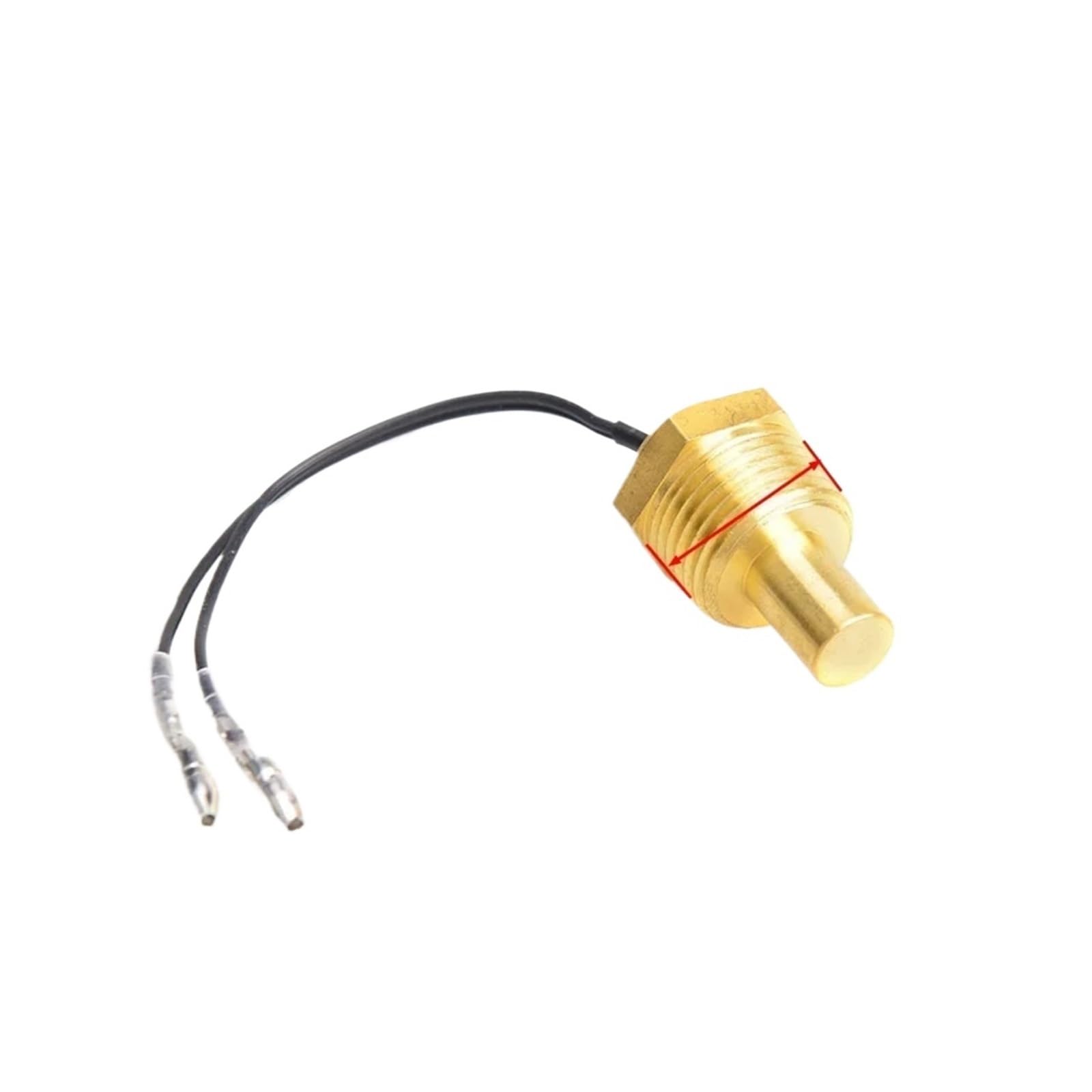 Sensor Thermostat 12V/24V Universal Wasser Temperatur Sensor Für Wasser Temperatur Gauge 10MM 14MM 16MM 17MM 21MM 1/8 3/8 1/2 Thermostat(21mm) von ATUMY
