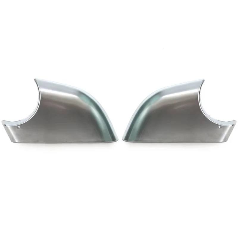 Untere Abdeckung des Außenspiegels der Außentür des Autos, passend für Tesla Model 3 2017–2021.(M3 silver one pair) von ATUMY