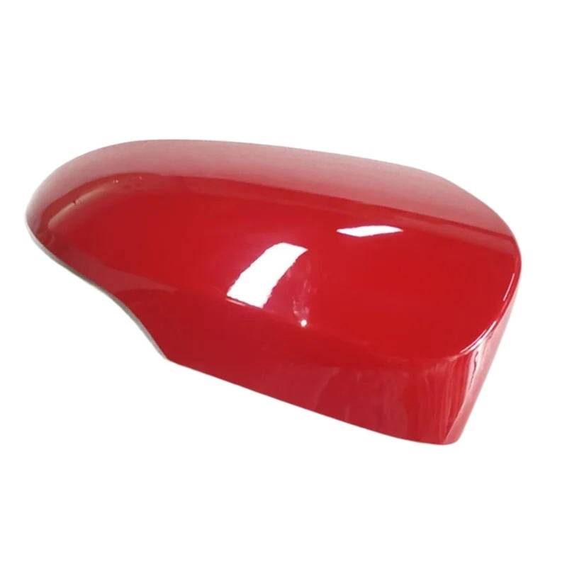 Zubehör passend für Auto Toyota Vitz 2012-2019 Rückspiegelabdeckung Gehäusedeckel Fall.(R red) von ATUMY