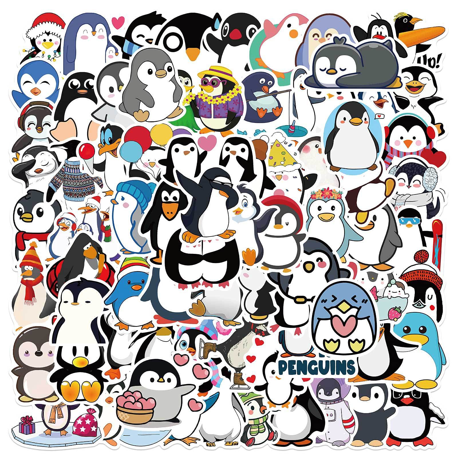 AUCEKO 100 Stück Pinguine Aufkleber Pack Penguin Sticker Set wasserdichte Vinyl Sticker für Laptop Kinder Autos Motorrad Fahrrad Skateboard Gepäck Koffer Computer Aufkleber Graffiti Decal AUCEKO 100 Stück Pinguine Aufkleber Pack Penguin Sticker Set wasserdichte Vinyl Sticker für Laptop Kinder Autos Motorrad Fahrrad Skateboard Gepäck Koffer Computer Aufkleber Graffiti Decal von AUCEKO
