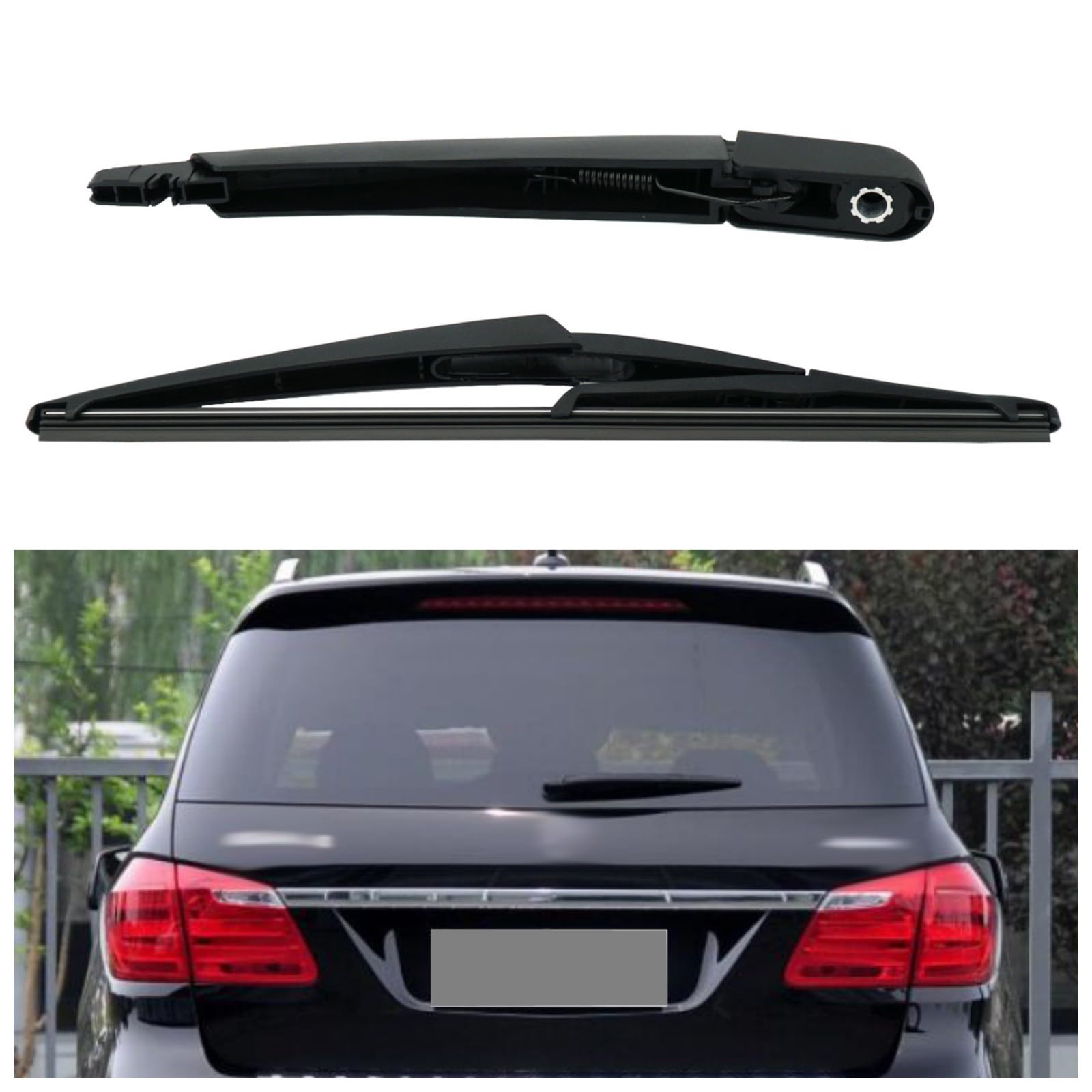 AUCERAMIC Heckscheibenwischerarm mit Wischerblatt Ersatz für Mercedes Benz ML-Klasse 2006–2015 ML350 W164 W166 GLE-Klasse 2016–2017 CLE300 GLE350 GLE450 A1698201745 A0009982921 AUCERAMIC Heckscheibenwischerarm mit Wischerblatt Ersatz für Mercedes Benz ML-Klasse 2006–2015 ML350 W164 W166 GLE-Klasse 2016–2017 CLE300 GLE350 GLE450 A1698201745 A0009982921 von AUCERAMIC