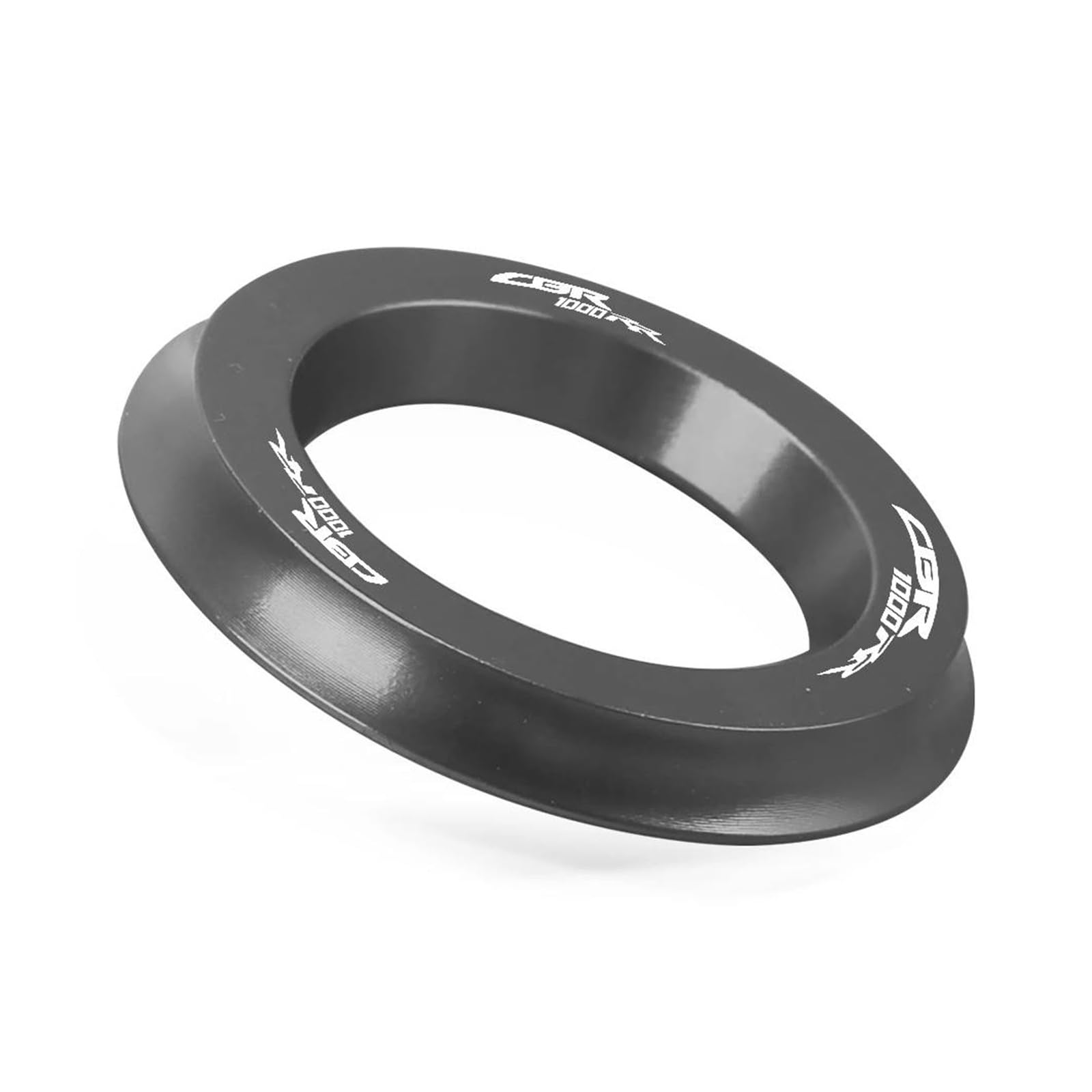 AUDSNI Zündabdeckung Zündschlüsselabdeckung Für HON&DA CBR1000RR 2004-2016 Motorrad Zündschloss Schlüssel Abdeckung Ring(Gris,with Logo) von AUDSNI
