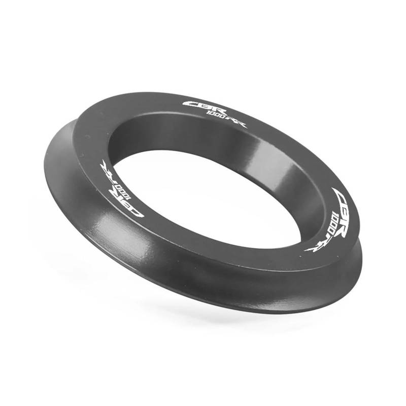 AUDSNI Zündabdeckung Zündschlüsselabdeckung Für HON&DA CBR1000RR 2004-2016 Motorrad Zündschloss Schlüssel Abdeckung Ring(Gris,with Logo) von AUDSNI