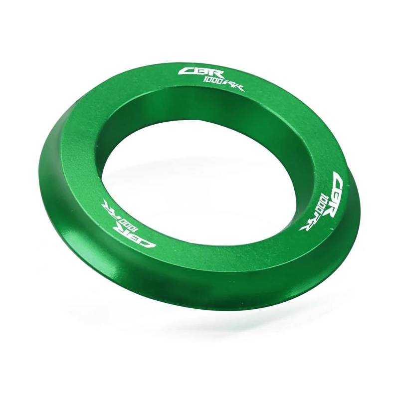 AUDSNI Zündabdeckung Zündschlüsselabdeckung Für HON&DA CBR1000RR 2004-2016 Motorrad Zündschloss Schlüssel Abdeckung Ring(Grün,with Logo) von AUDSNI