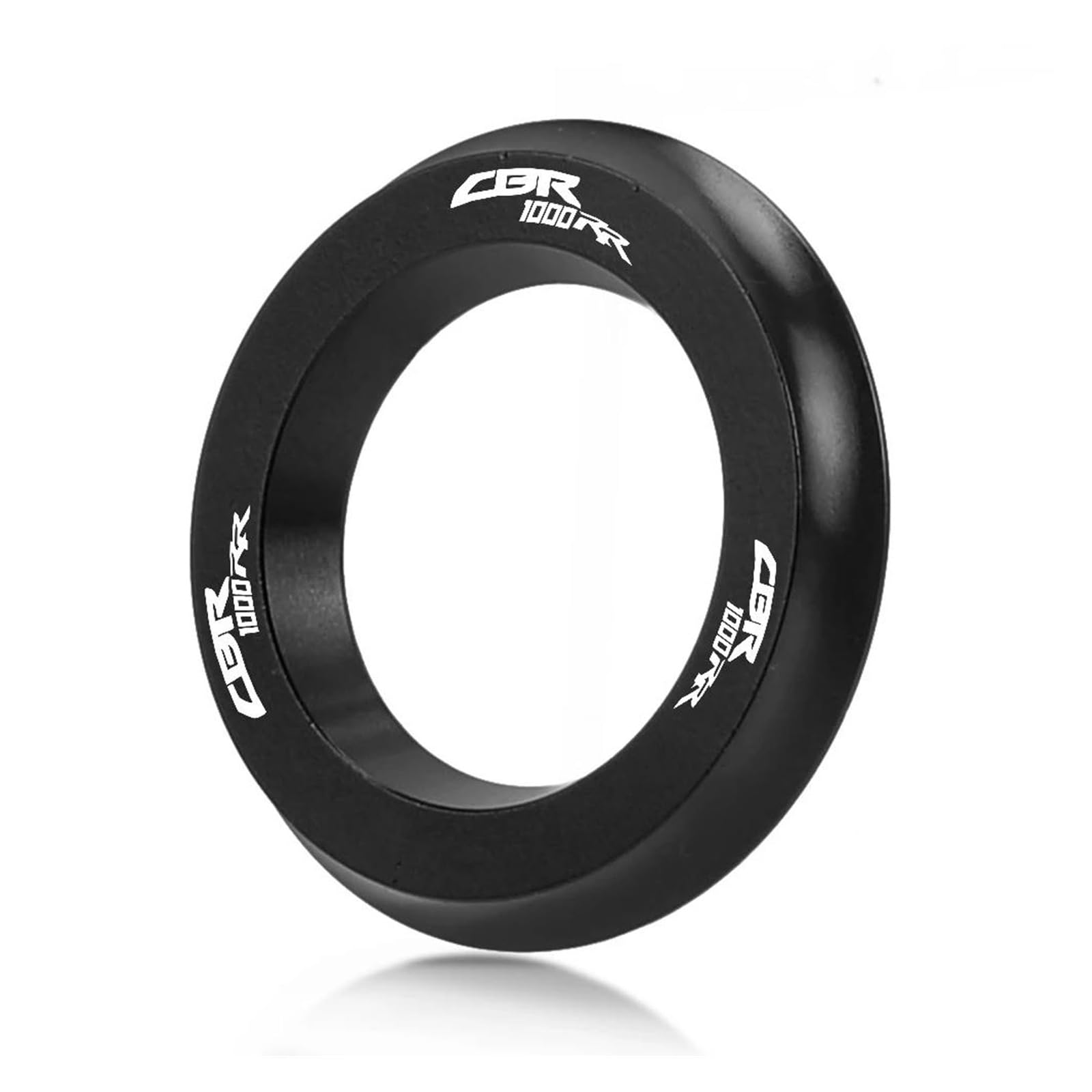 AUDSNI Zündabdeckung Zündschlüsselabdeckung Für HON&DA CBR1000RR 2004-2016 Motorrad Zündschloss Schlüssel Abdeckung Ring(Schwarz,with Logo) von AUDSNI